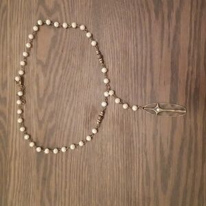 CROSS necklace brass